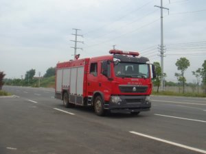 重汽5吨T5G水罐消防车